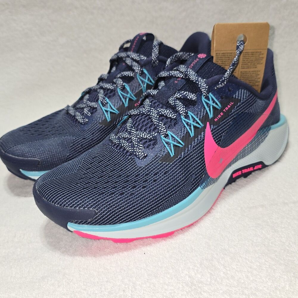 NEW Nike Pegasus Trail 5 Men's Sz 7.5 Sneakers 'Midnight Navy' DV3864-403 Shoes